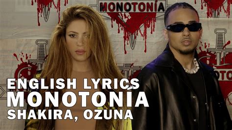 The song was released on 19 October 2022. . Shakira monotonia lyrics english